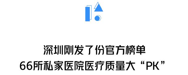 深圳民营医院排名一览表,深圳民营医院