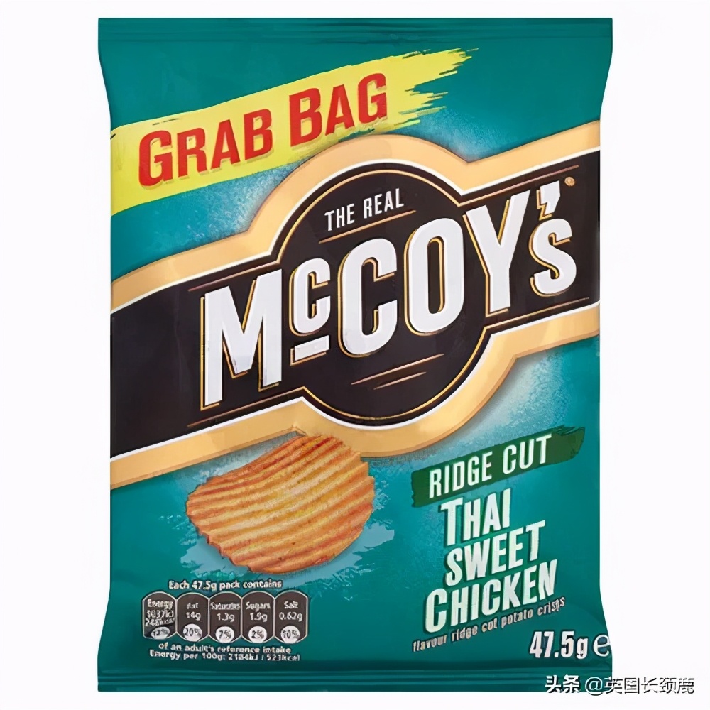 薯片英国,英国薯片泰式甜辣