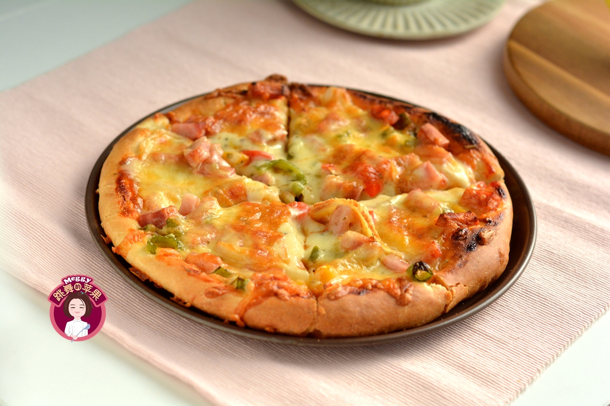 自己在家做的披萨饼怎么做,披萨皮饼底怎么在家做免揉