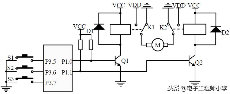 单片机控制直流电机程序流程图,单片机多档位直流电机控制