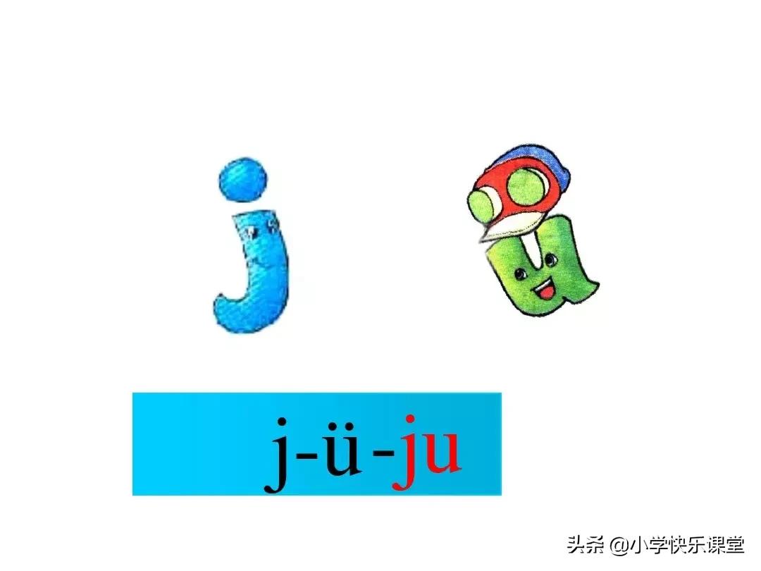 小学语文部编版一年级上册汉语拼音6《jqx》知识点+图文解读