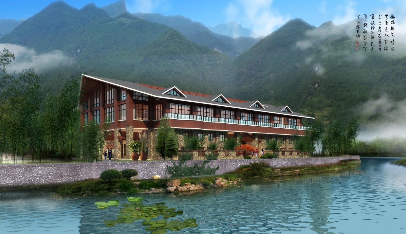 四川温泉康养小镇设计,龙潭河旅游区万源
