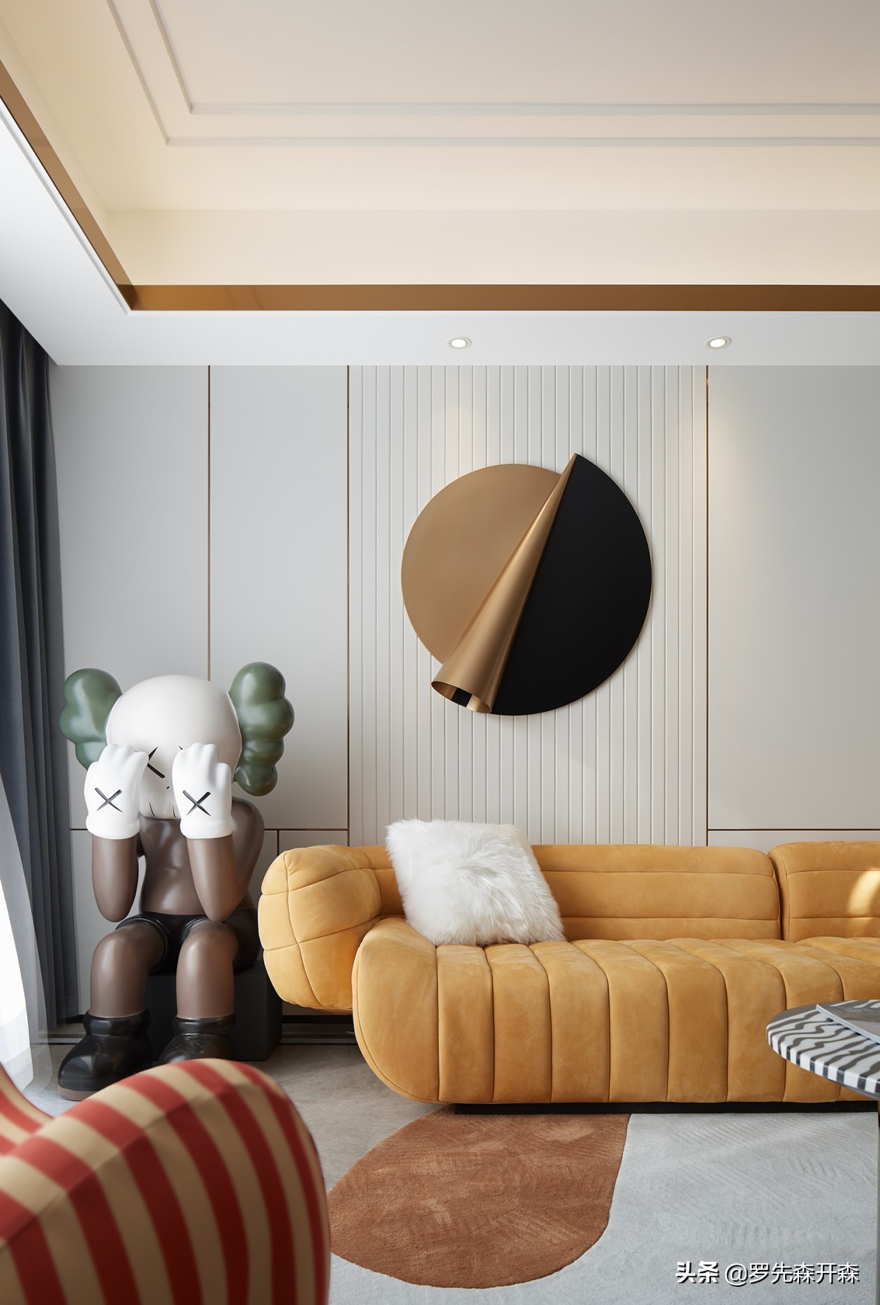 139平精装房装修改造设计效果图,138平米带精装修改造