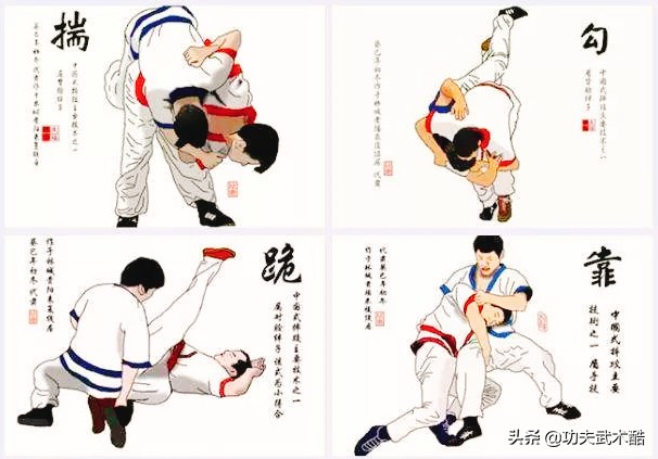 传武实战擂台一招制敌,中国跤四大技法