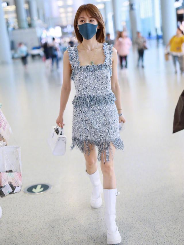 王子文19厘米穿什么鞋,1米6王子文穿搭