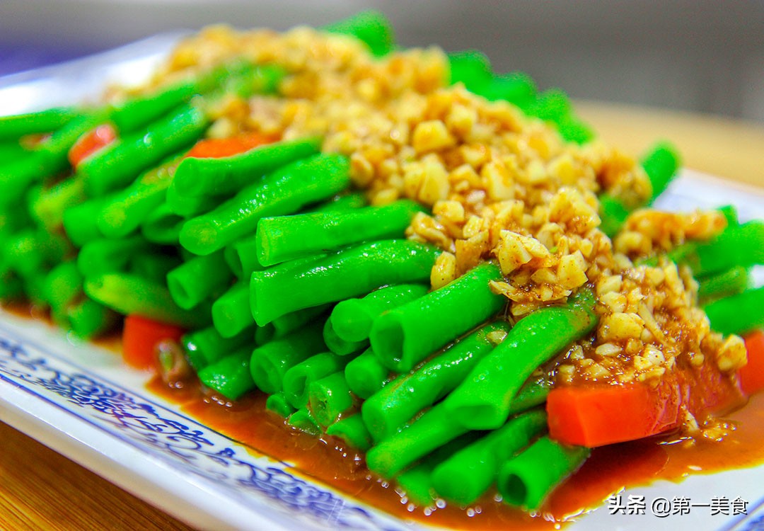厨师长分享豆角炒肉丝的做法,大厨师长做的猪肉豆角馅的做法