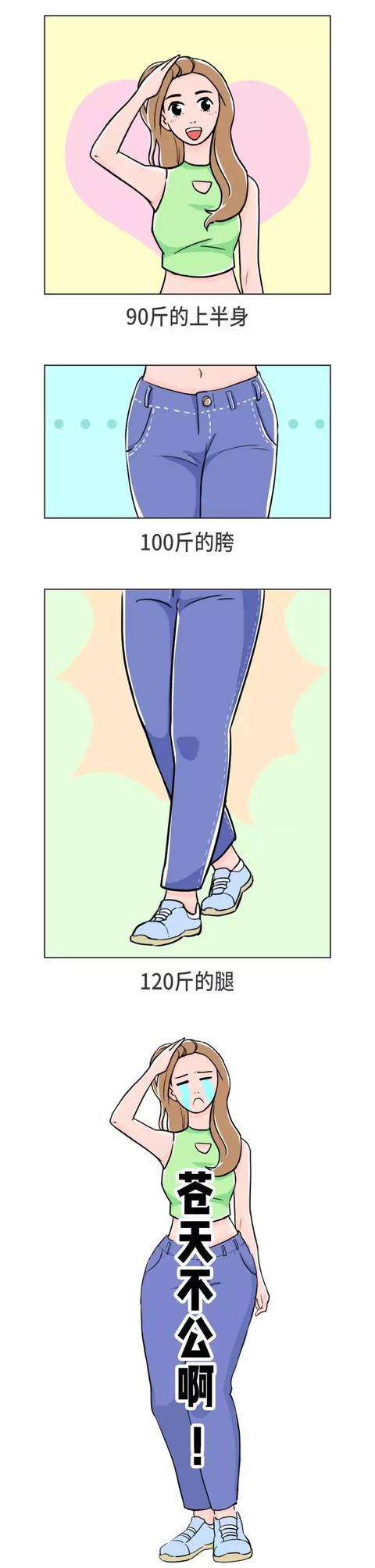 女生小粗腿怎么改善,腿粗的女生练腿用什么动作好