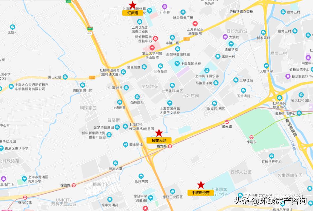 中核锦悦府和蟠龙天地,中核锦悦府与上海蟠龙天地