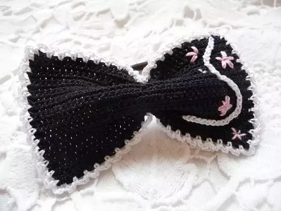 大蝴蝶结钩织教程大全,蝴蝶结的各种钩织教程