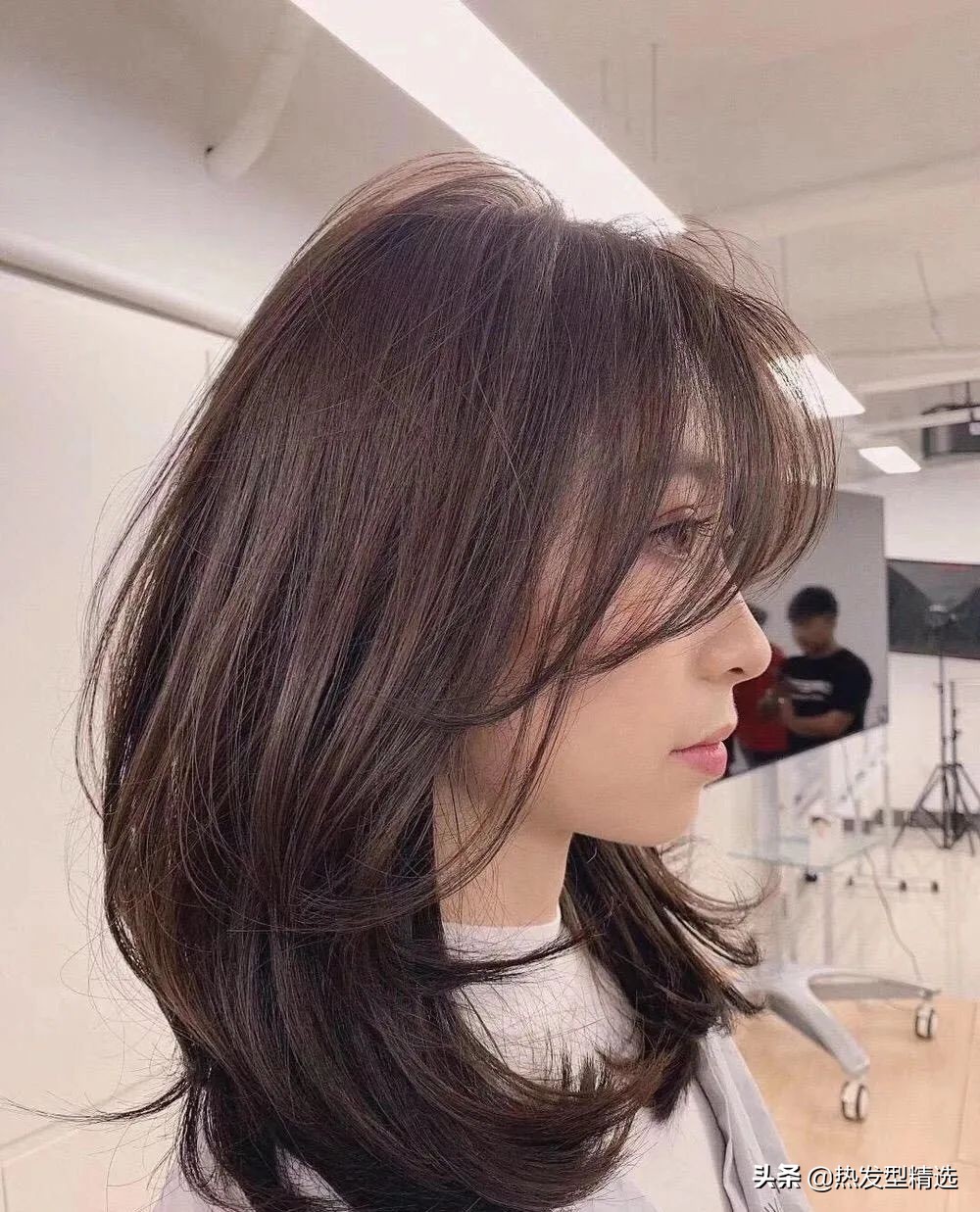 女士中发碎剪教程,潮流发剪