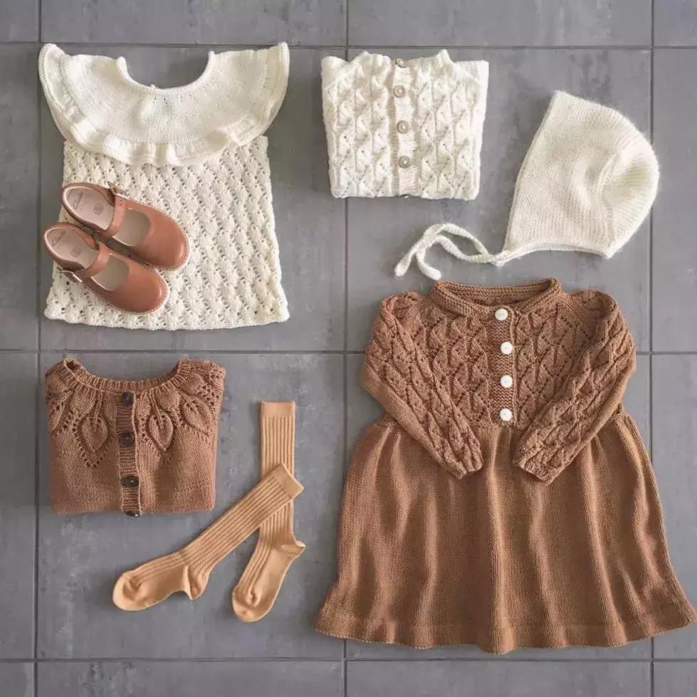 超漂亮宝宝连体衣编织教程,编织简单温暖的宝宝衣服中文版