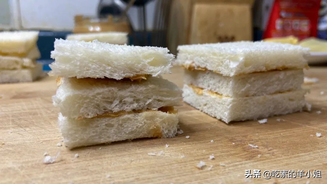 爆浆西多士早餐食谱,奶香西多士烤箱做法