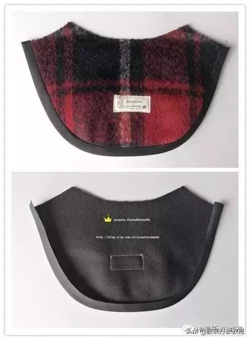 pu拼接呢外套,呢子拼接短款裁剪视频