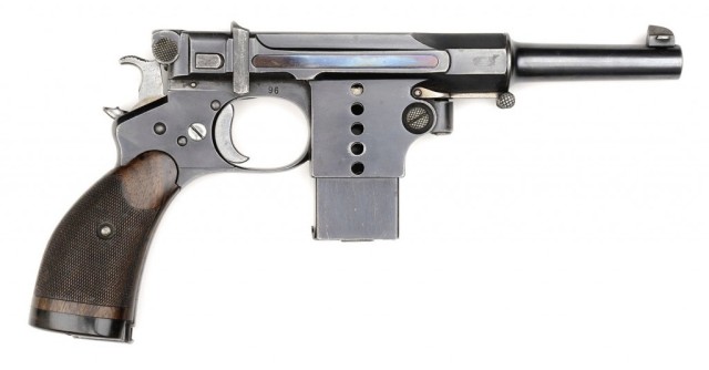 伯格曼3a手枪,伯格曼1型自动手枪