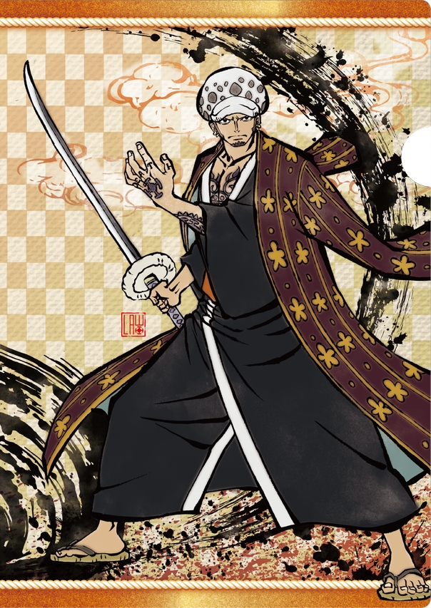 这个罗我爱了!《海贼王》官方公布大量水墨风格美图