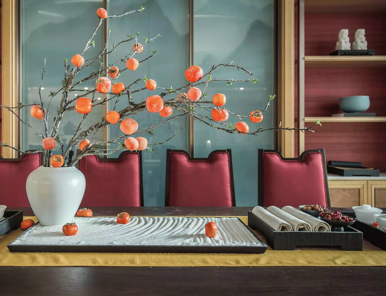 背景墙家装设计现代轻奢风客厅,禅意新中式厨房吊顶效果图