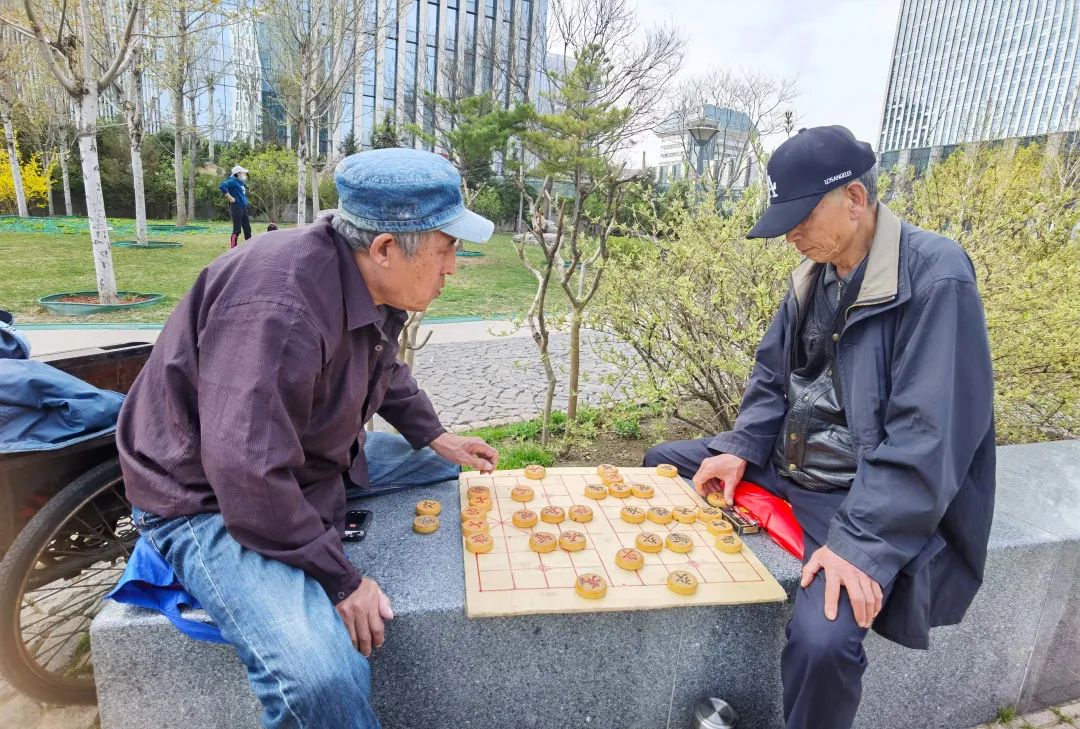石景山公园绿地景观效果,石景山网红打卡地夜景