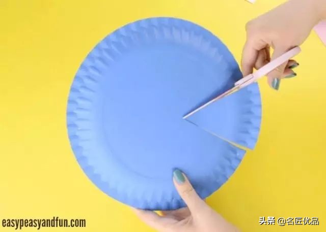 长方形创意纸盘美工作品,纸盘子手工秋天