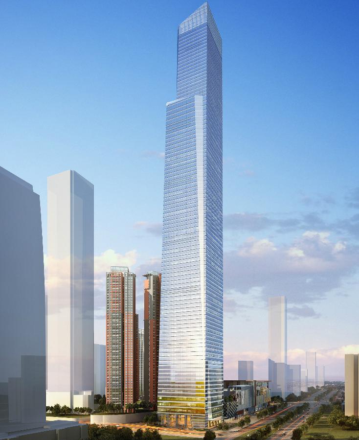 「华润超高层建筑作品」广西第一深圳第三高摩天大厦，项目赏析