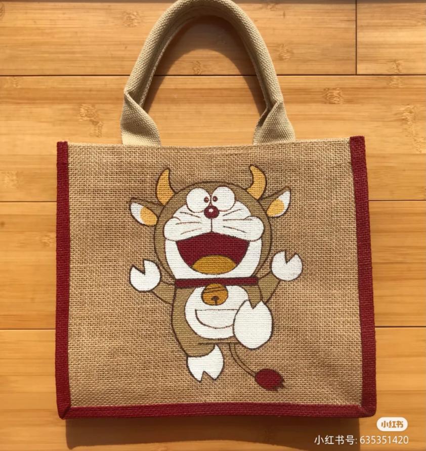 muji哪款麻袋最实用,muji麻袋改造gucci唐老鸭