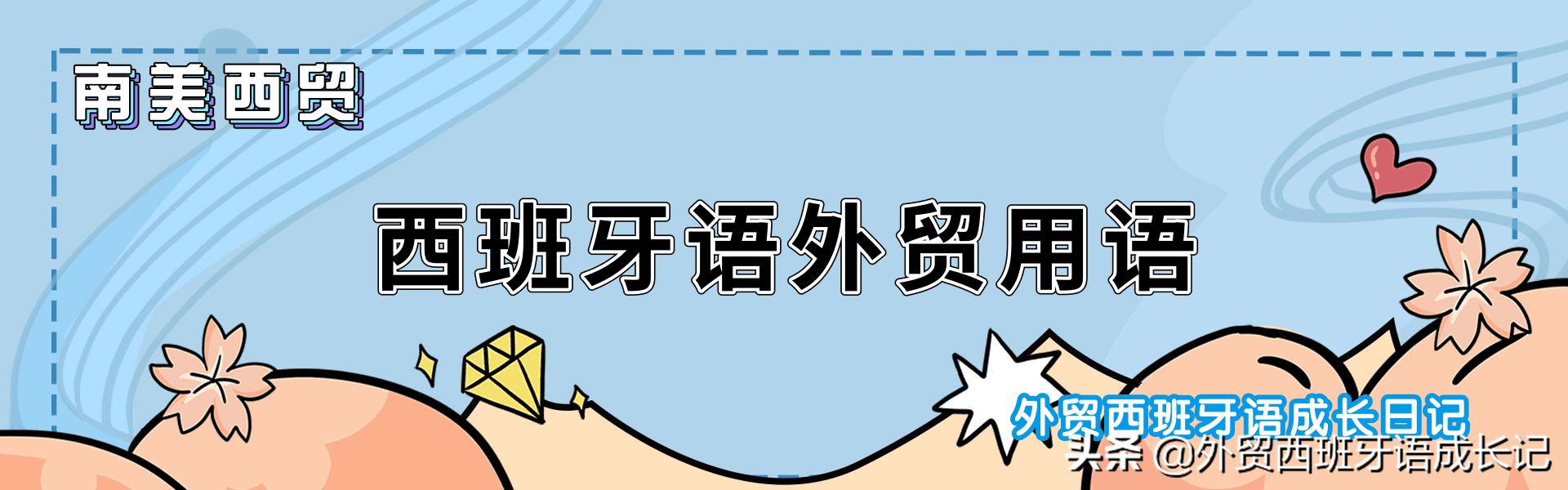 西语市场外贸常用词-南美外贸开发资料西语