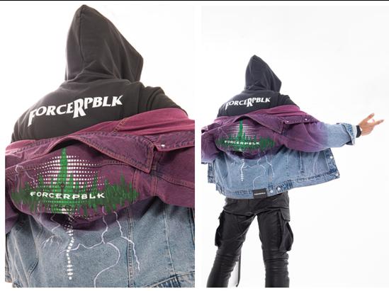 forcerepublik牛仔裤开袋,forcerepublik潮牌