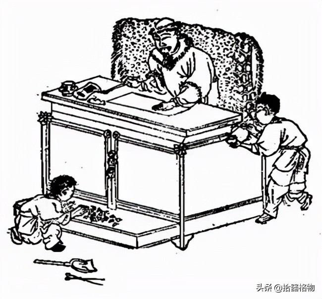 明式家具人机工程学关系,文人与红木家具