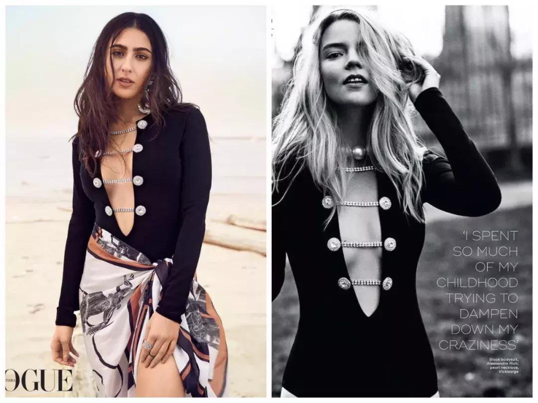 彩虹裙宣美同款,lisa时尚撞衫