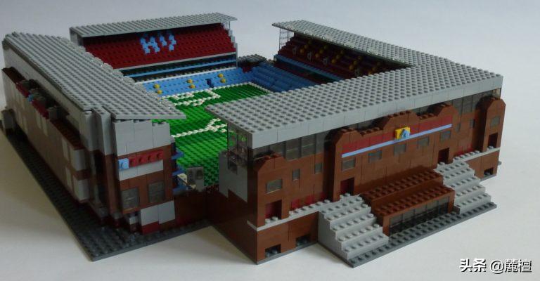 乐高曼联老特拉福德足球场,用积木拼足球球场