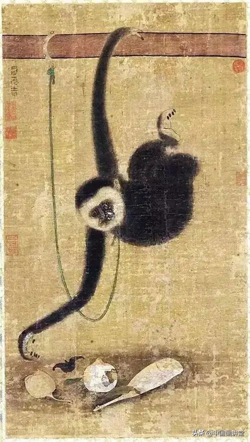国画猴子画法,国画猴子教学