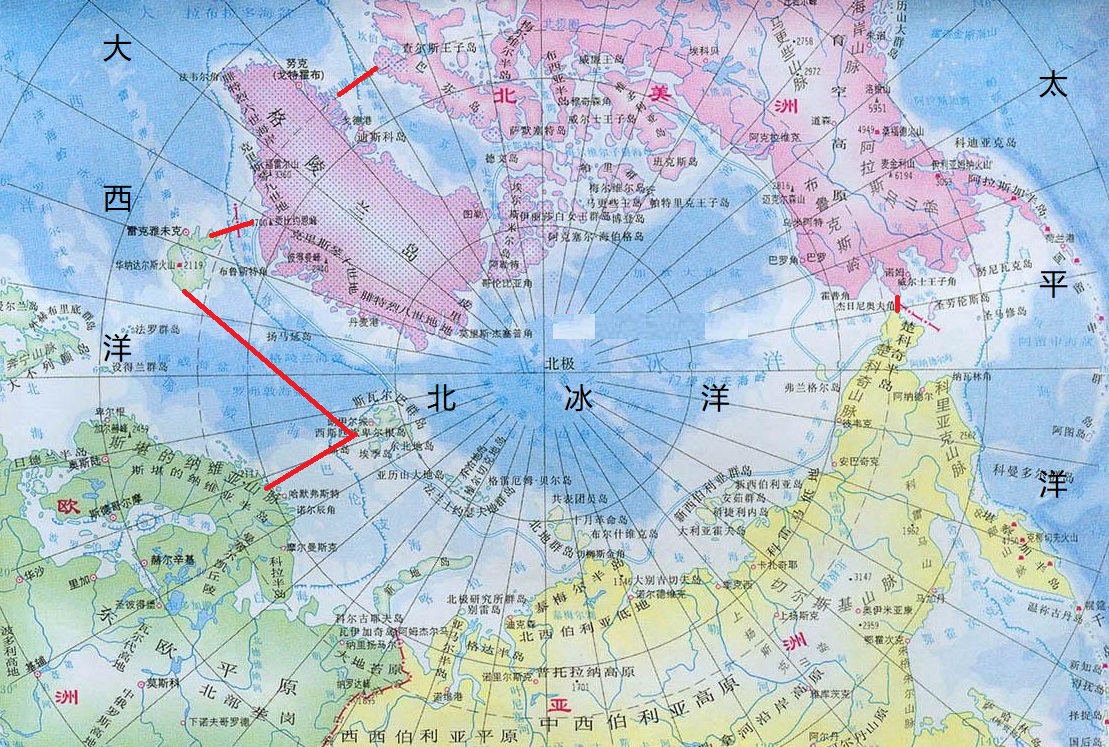 世界三大洋印度洋大西洋太平洋,印度洋北冰洋大西洋怎么划分