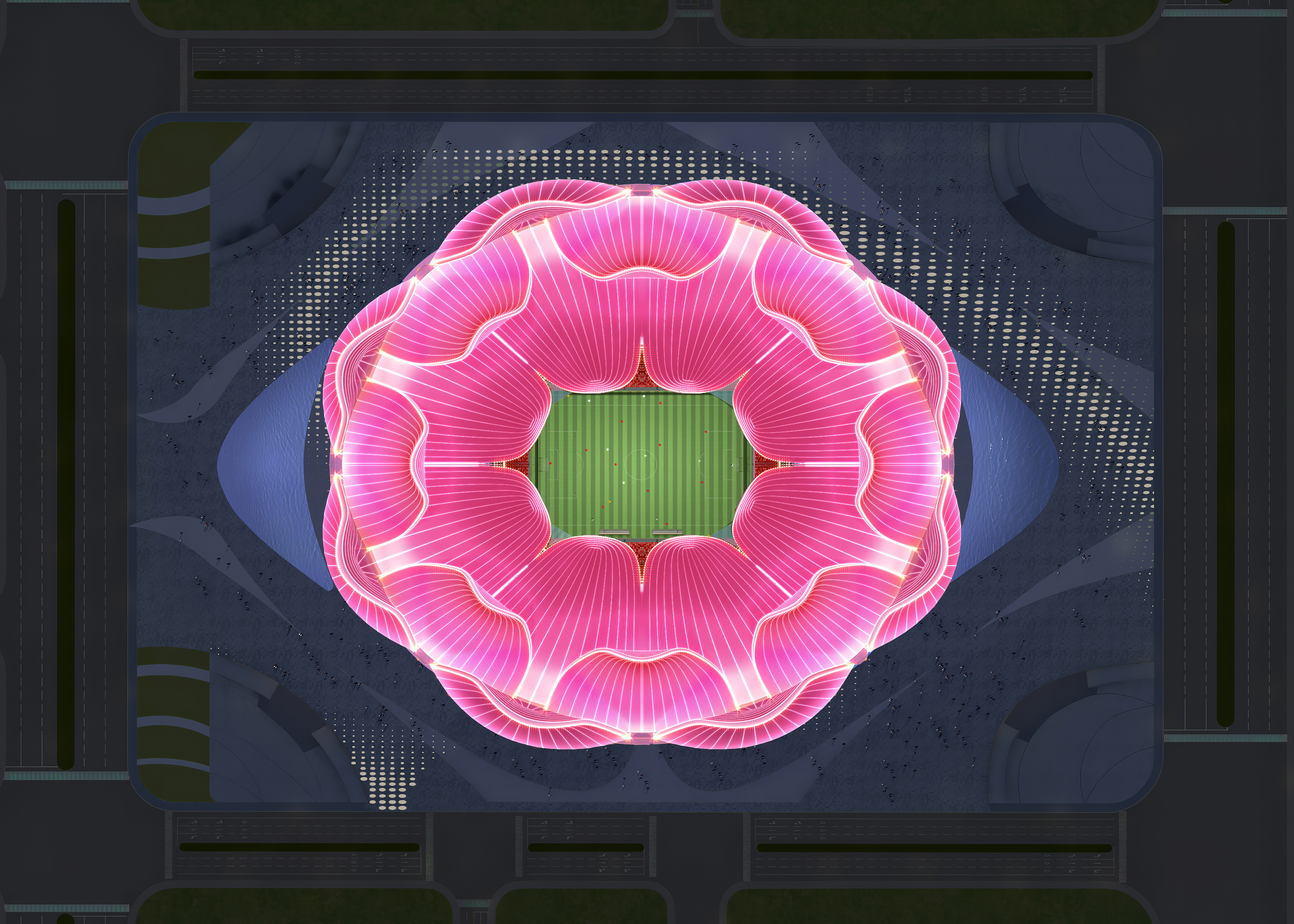 恒大足球场惊艳亮相图,广州恒大足球场大片惊艳来袭