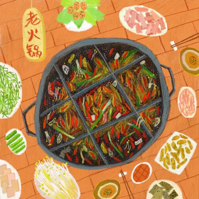 日本插画师的美食插画手绘图片,适合临摹的美食插画