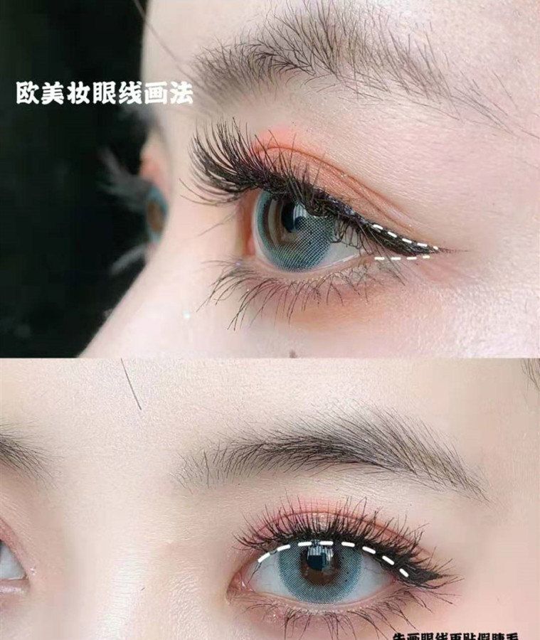 超实用的眼线教程适合新手的你,眼线教程日常化妆下眼线