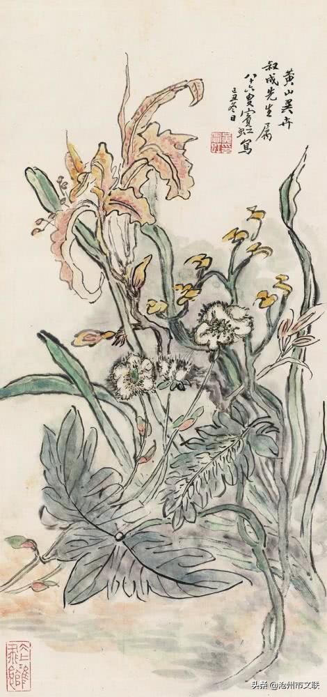 齐白石黄宾虹花鸟作品,山水画大师黄宾虹作品赏析