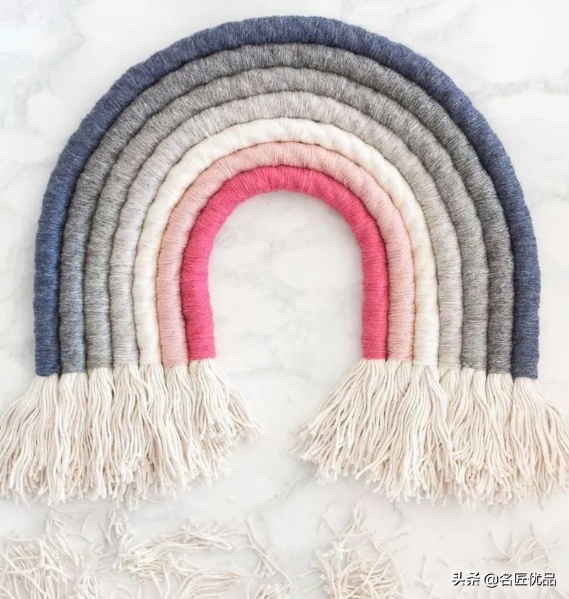 自己在家做家用装饰,diy手工挂毯教程