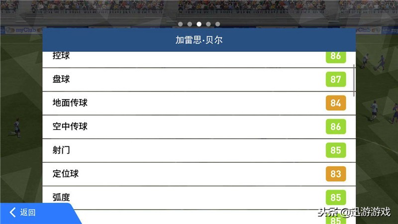 实况足球贝尔技能推荐,实况足球精选贝尔加点