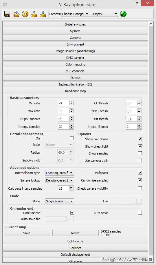 「室内效果图」3D效果图黄昏室内和室外的打光技巧