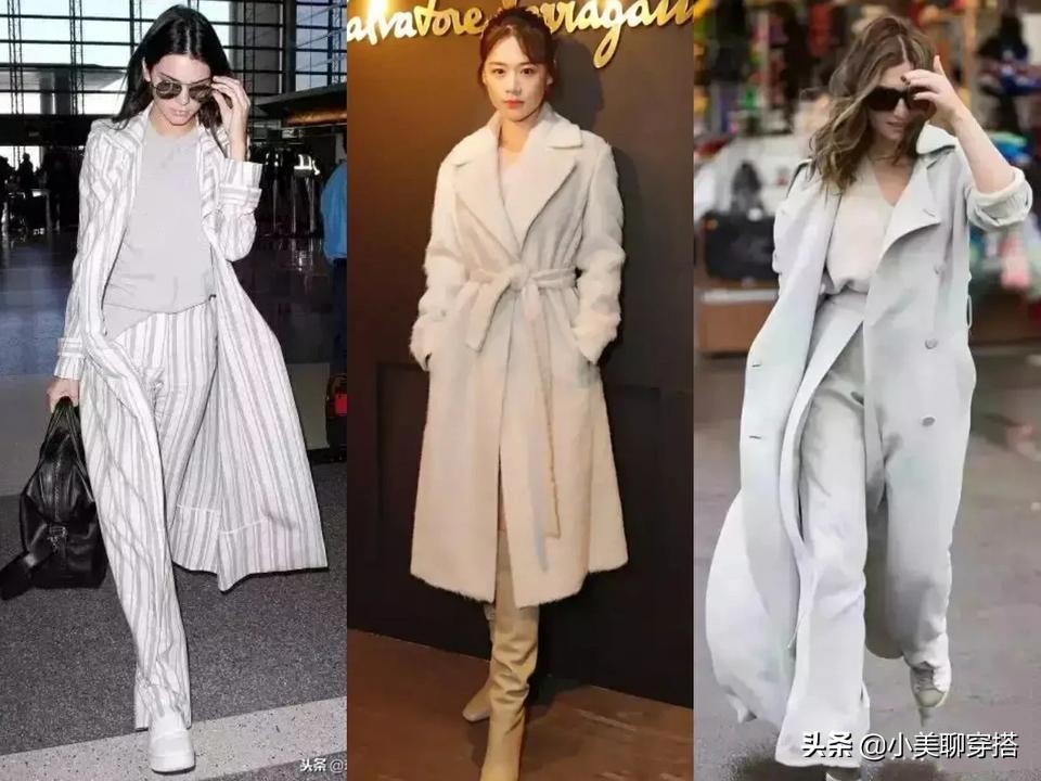 让自己有气质穿衣打扮,欧美风双面呢大衣搭配