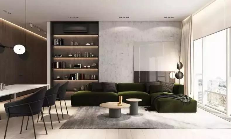 客厅餐厅二合一装修图,复古式客厅餐厅连在一起怎么设计