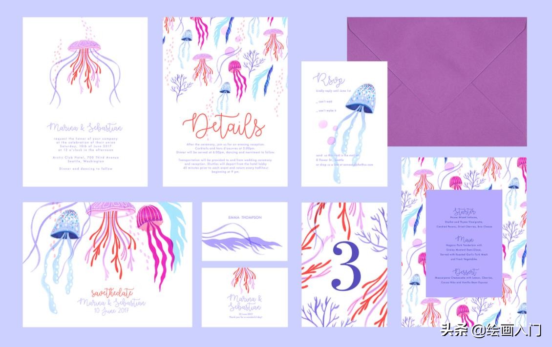 民族风插画简单又漂亮 (适合手绘的现代中国风插画)