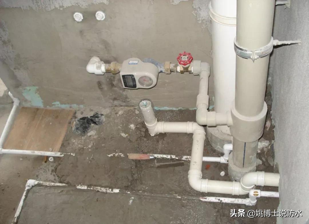 墙内给水管漏水怎么修,厨房卫生间渗漏水维修