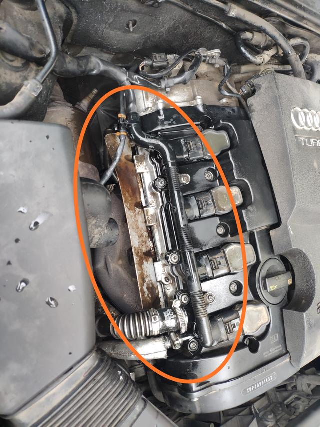 11年奥迪a6漏机油,奥迪a62.0t漏水一般哪里问题