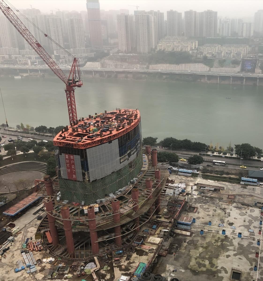 重庆万科陆海国际中心,重庆超级天际线