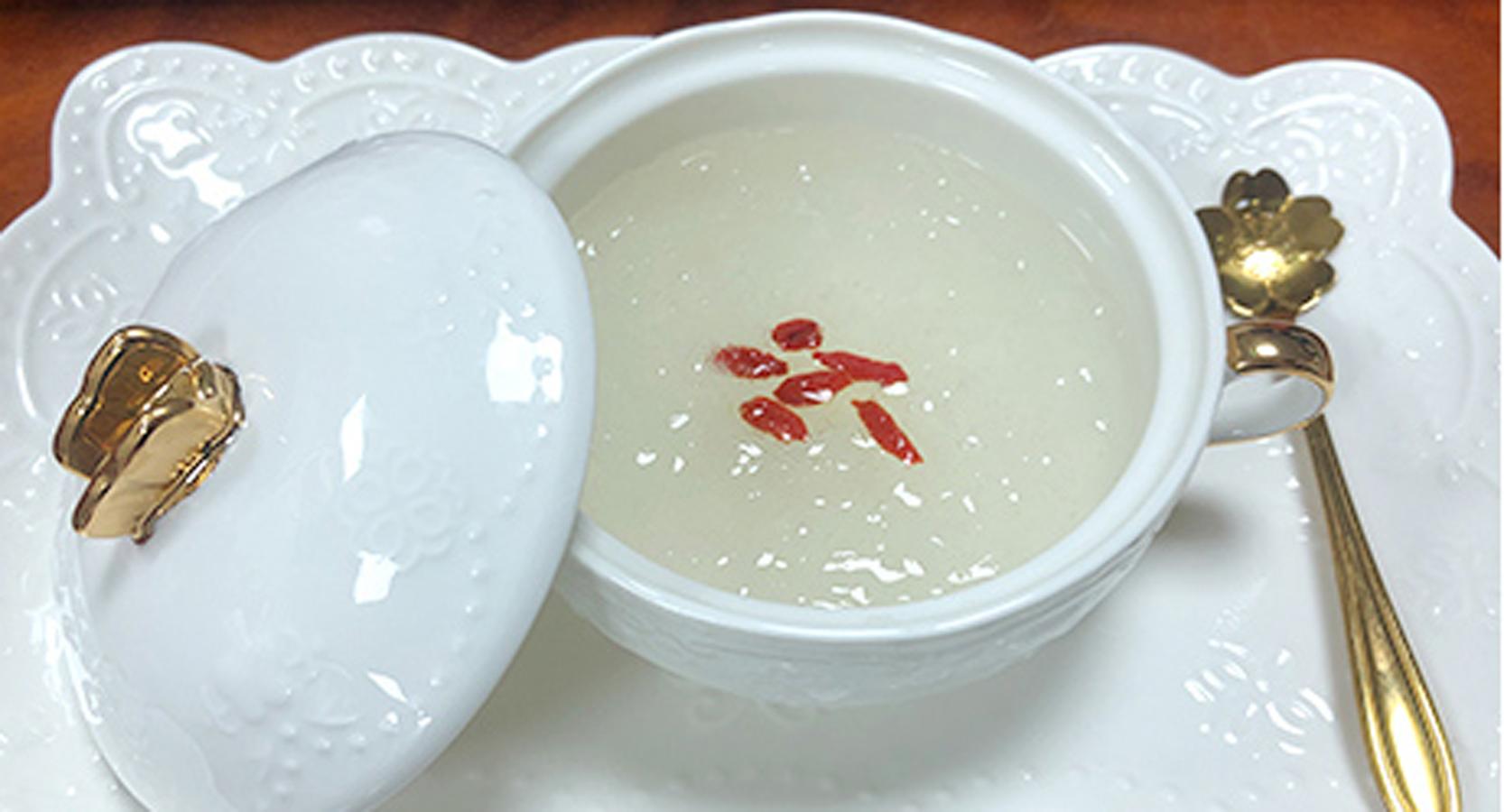 溯源码燕盏炖煮好的样子,溯源码燕盏