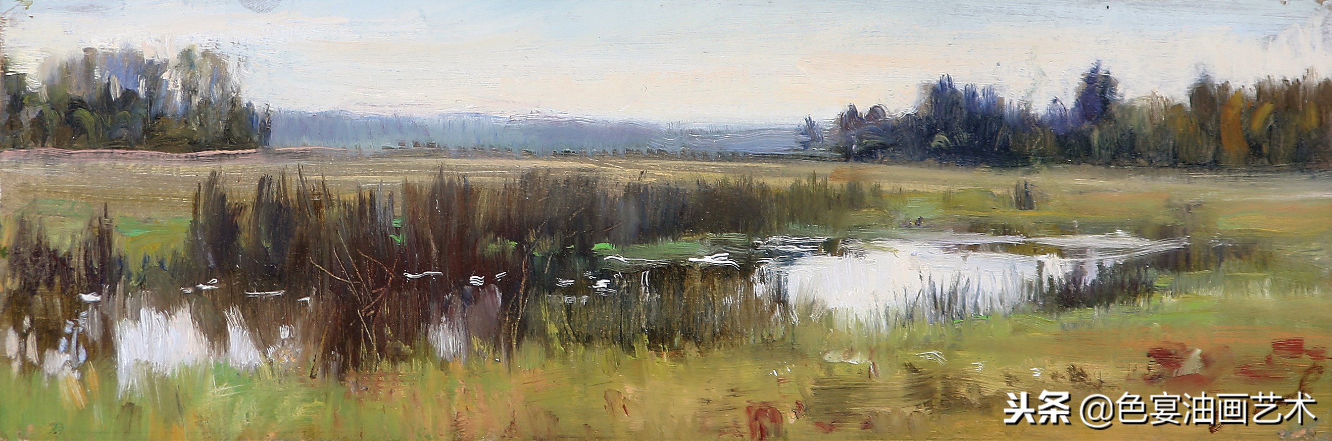 俄罗斯油画大师风景油画教程视频,油画大师油画风景创作教学视频