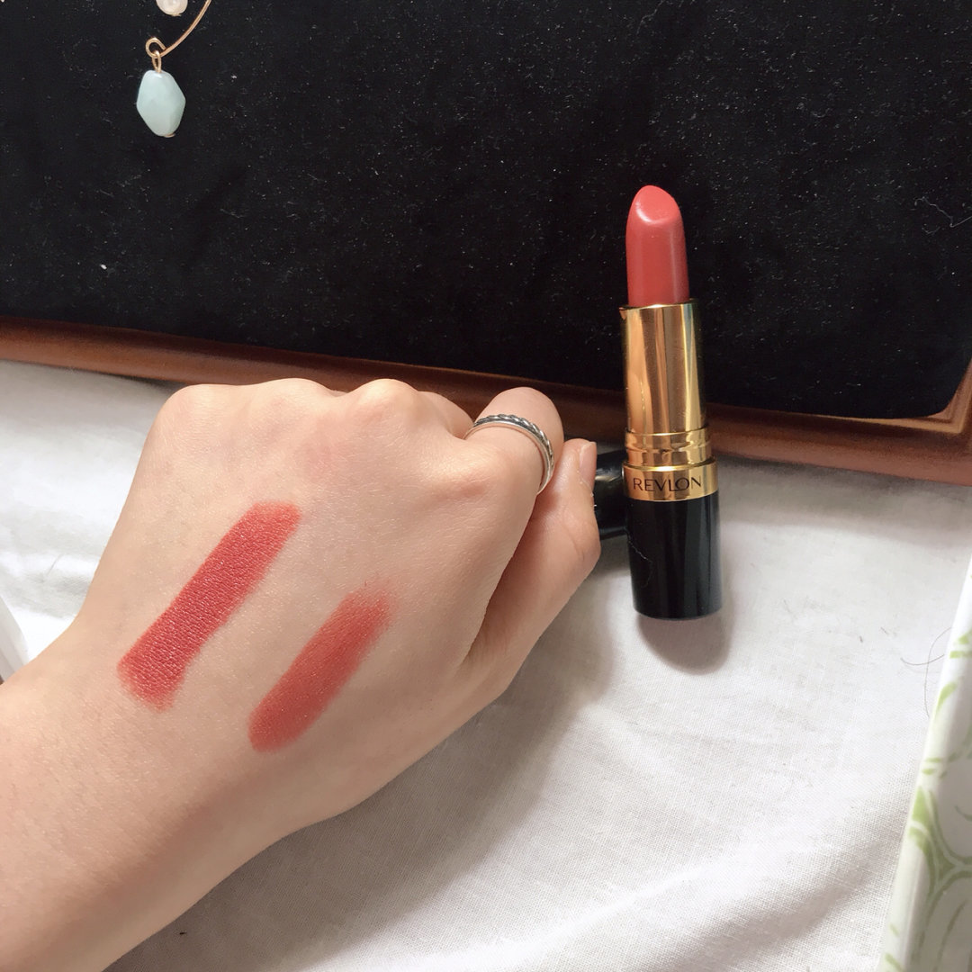 露华浓225深唇色测评,露华浓黑管润唇膏