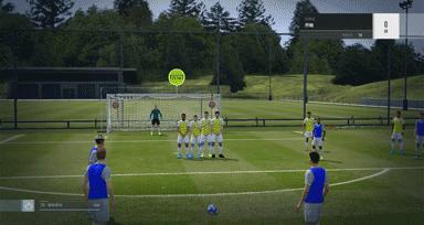 fifa足球世界任意球专项训练,fifa弧线球射门集锦