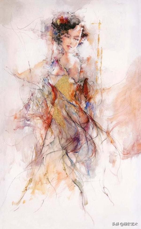 英国女性艺术家作品,英国油画人物女人