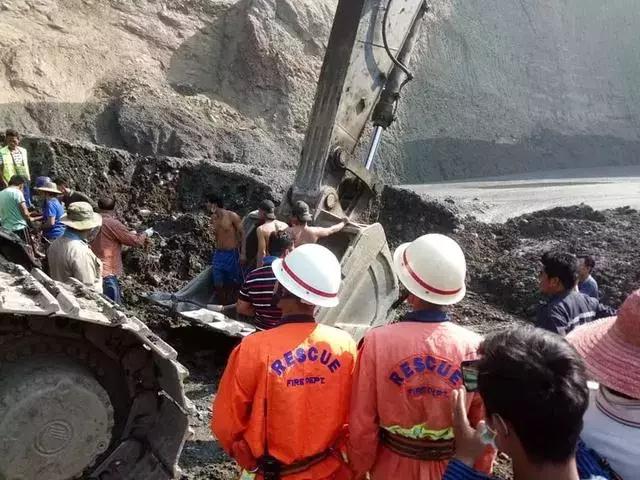 缅甸帕敢翡翠矿区发生大规模塌方,缅甸翡翠矿区塌方